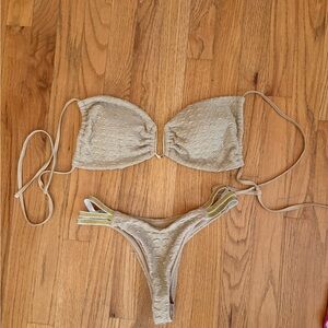Elegant Tan Bikini Set